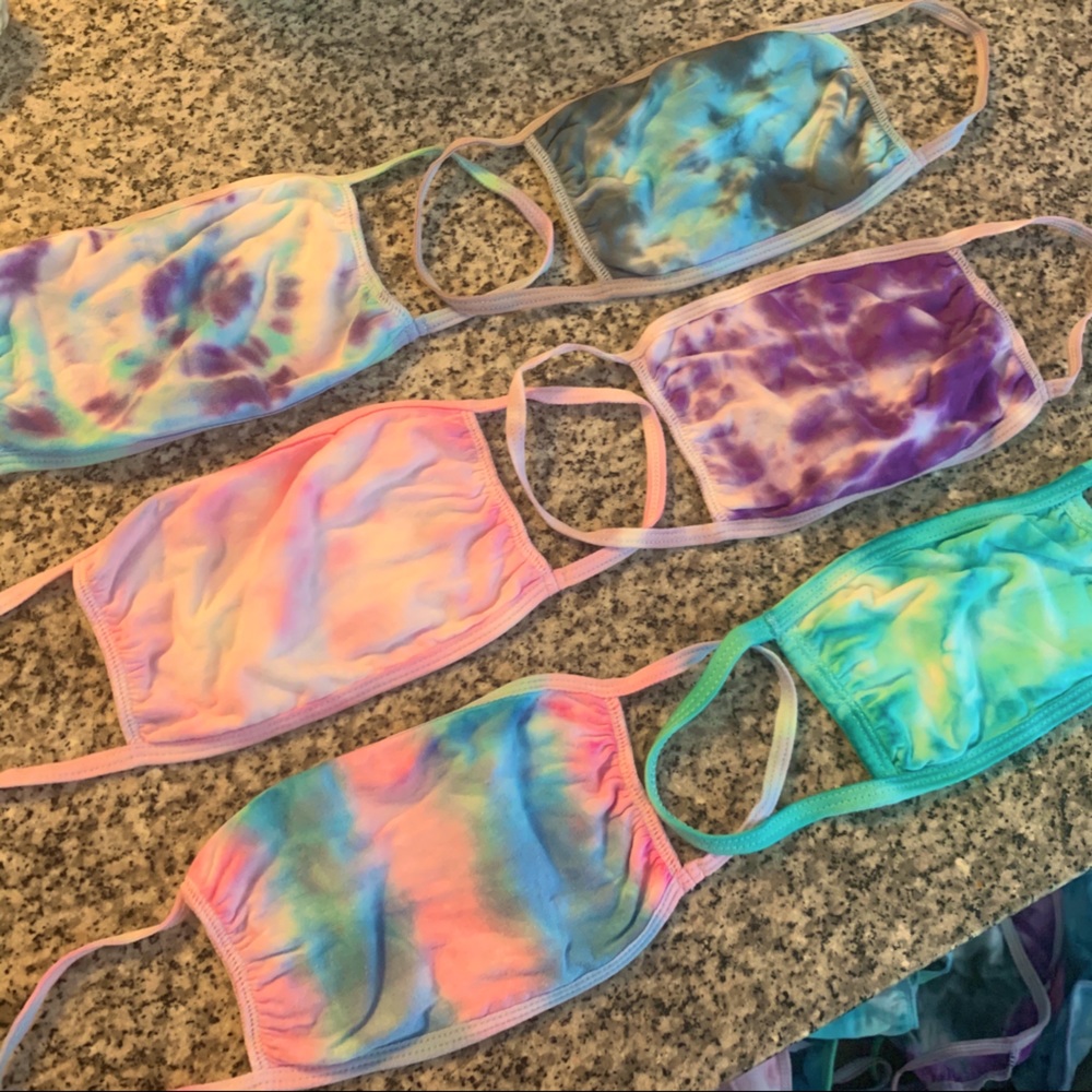 Pastel Hand Dyed Masks